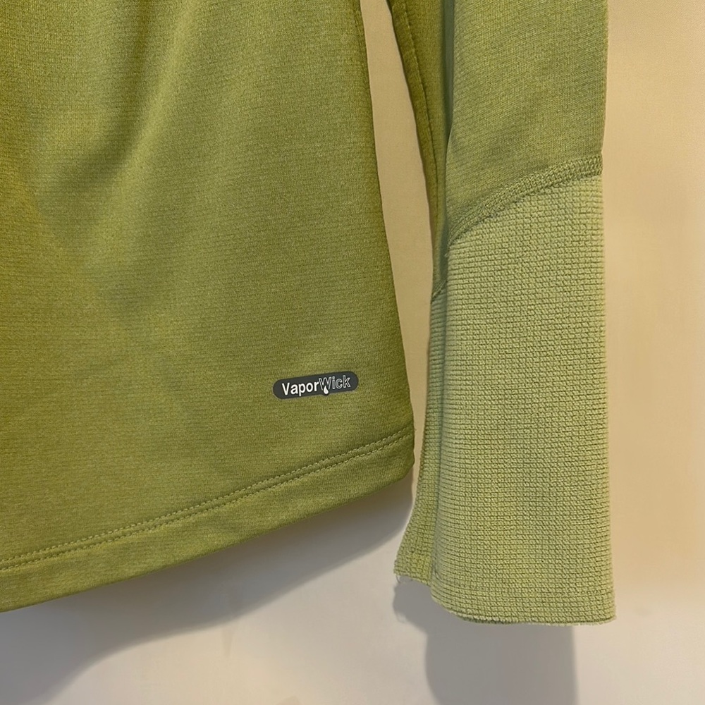 The North Face Women’s Green Quarter Zip Pullover Fleece Sweatshirt Size S - Picture 6 of 8